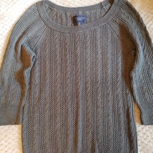 American Eagle 3/4 Length Sweater - Medium